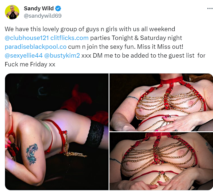 couple mf SandyandSid group modelling photo